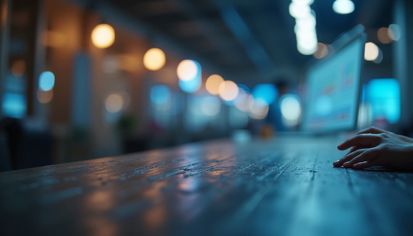 Un desen stilizat care ilustrează un site de prezentare firma pe un ecran de laptop